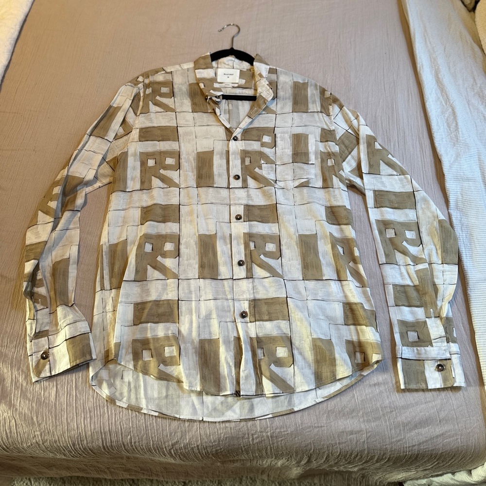 Men’s Billy Reid size medium lightweight button down